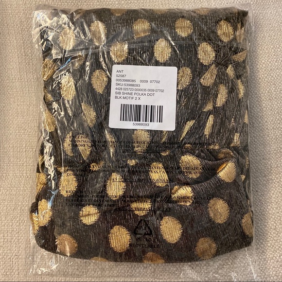 Anthropologie Confetti Halter Gold Dot Dress 2X - Picture 5 of 5